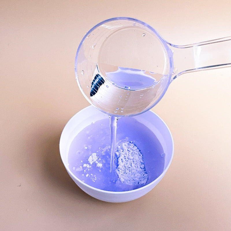 mix a bag of mask powder with 45ml water