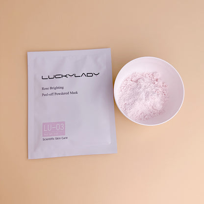 Rose Brightening Peel off Mask Powder